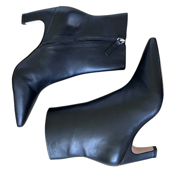 EVERLANE Women's The Short Banana Leather Boot in Black-Size 9 - Picture 5 of 8